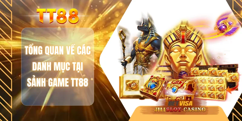 Tổng quan về các danh mục tại sảnh game TT88